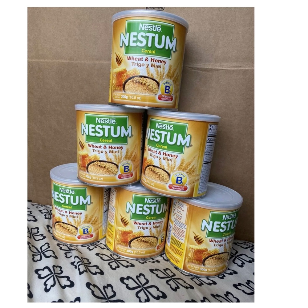 Nestle Nestum Instant Cereal, Wheat & Honey, 10.5 Ounce (Pack of 6).